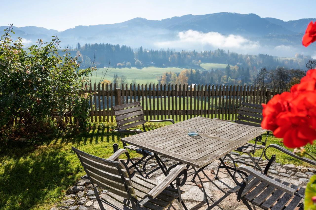Troadkasten - Ferienhaus Am Bio-Bergbauernhof Aflenz Kurort Exterior foto
