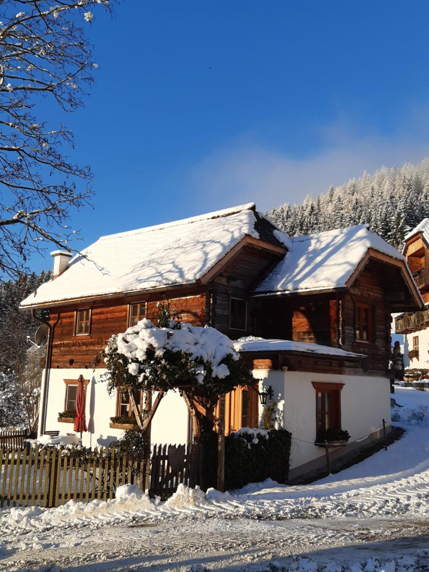 Troadkasten - Ferienhaus Am Bio-Bergbauernhof Aflenz Kurort Exterior foto